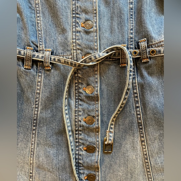 Ulla Johnson Blue Denim Midi Dress - Picture 8 of 11